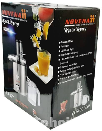 NOVENA Black Berry juicer machine 800w